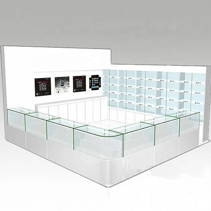 Phone Accessories Shop - custom.Mobile Phone Glass Display Showcase Design