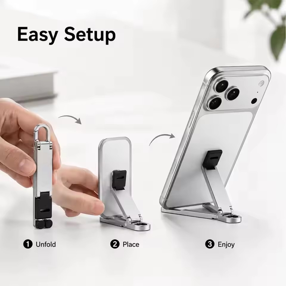 Foldable Keychain Phone Stand  - огляд і ціна Phone Accessory