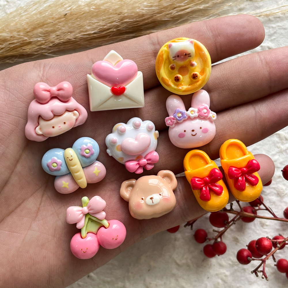 10pcs Cartoon Girl Animal Head - огляд і ціна Phone Accessories For Old People