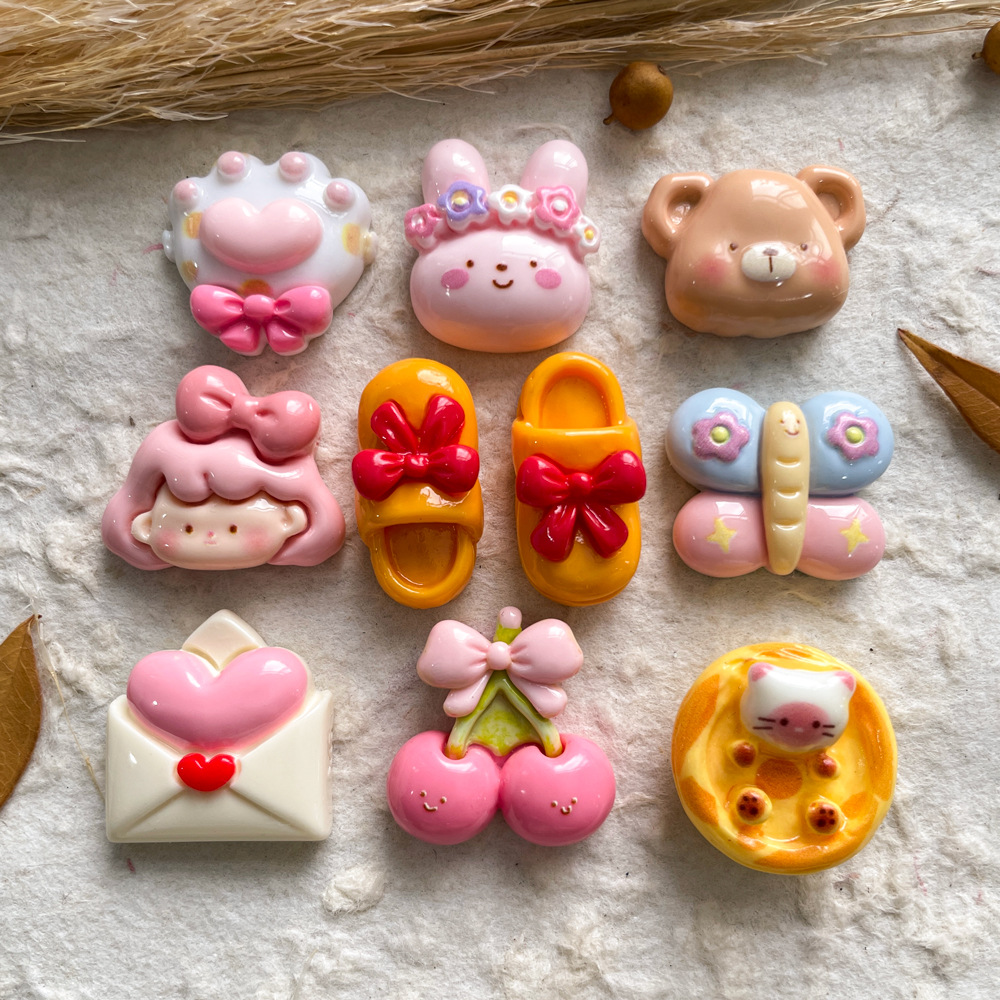 10pcs Cartoon Girl Animal Head - огляд і ціна Phone Accessories For Old People