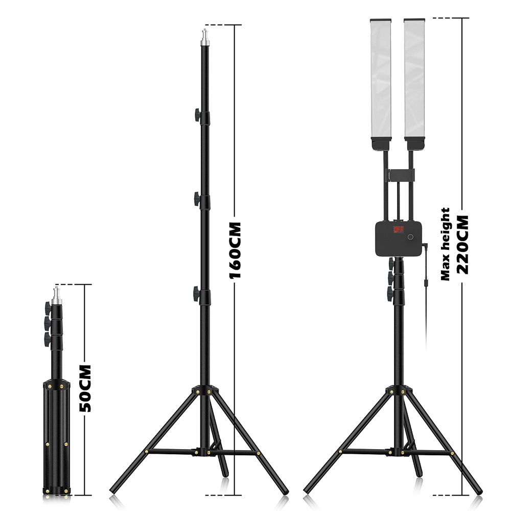 45W LED Video Light Double Arm - огляд і ціна Led Strip Selfie