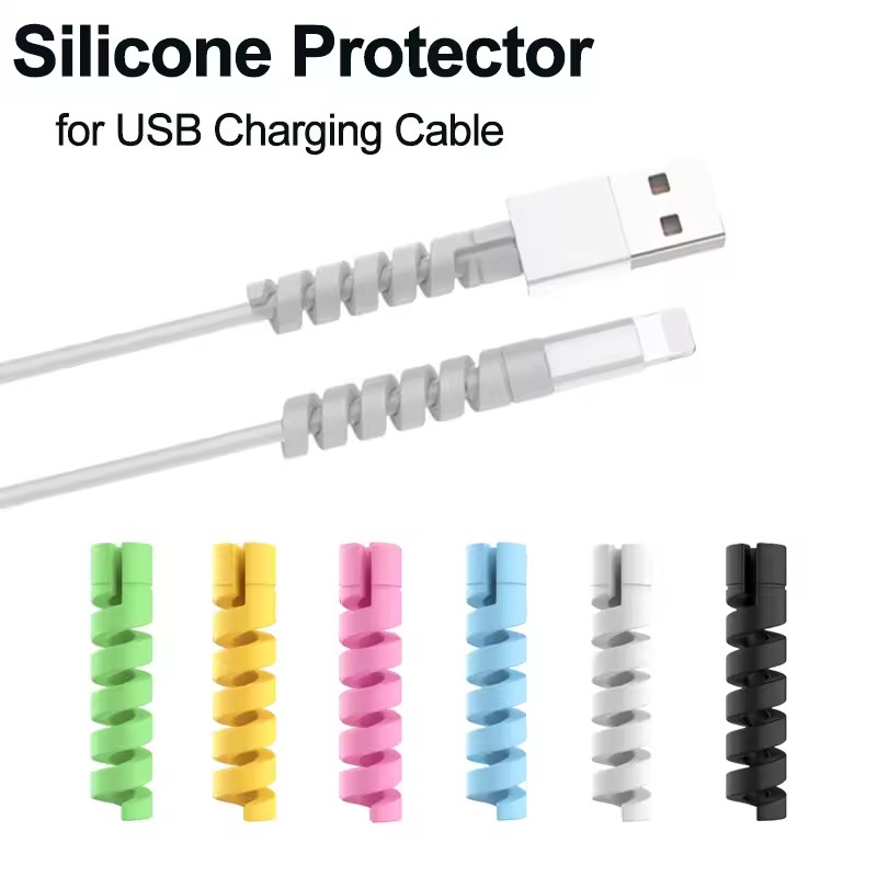 6/20pcs Cable Protector Silico - огляд і ціна Phone Accessories Charger