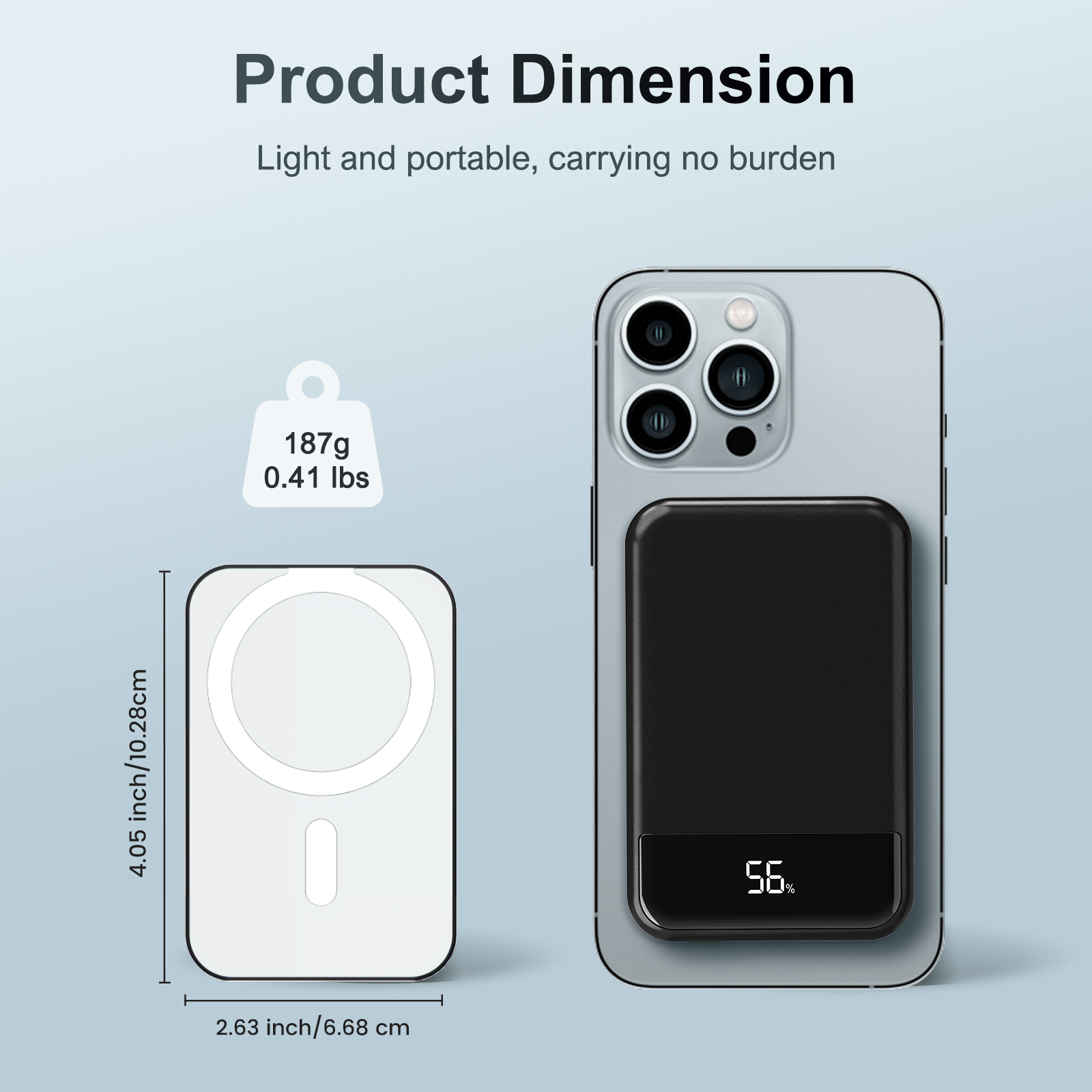 Magnetic Wireless Portable Cha - огляд і ціна Phone Accessories Wholesale