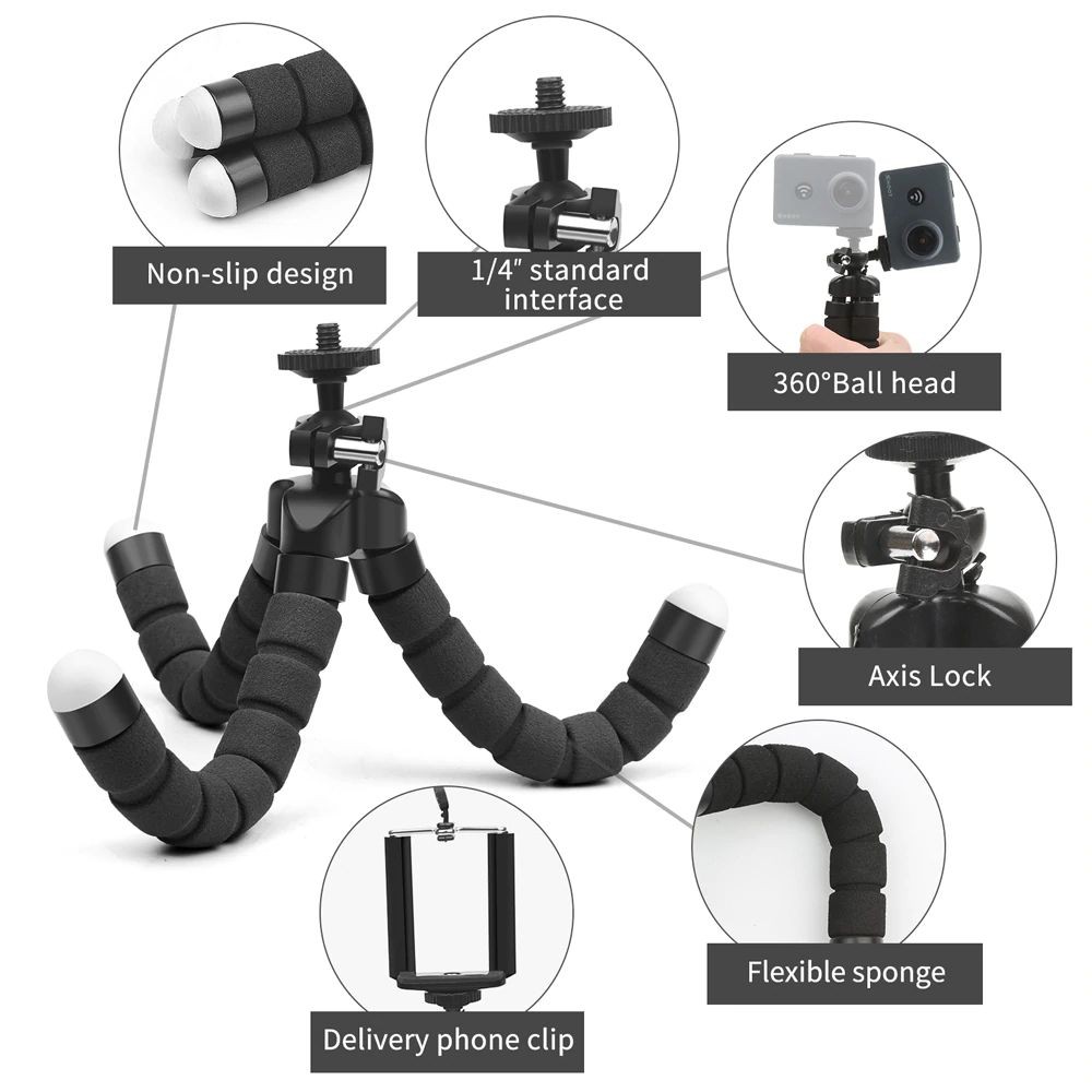 Mini Flexible Octopus Sponge T - огляд і ціна Phone Accessories Wholesale