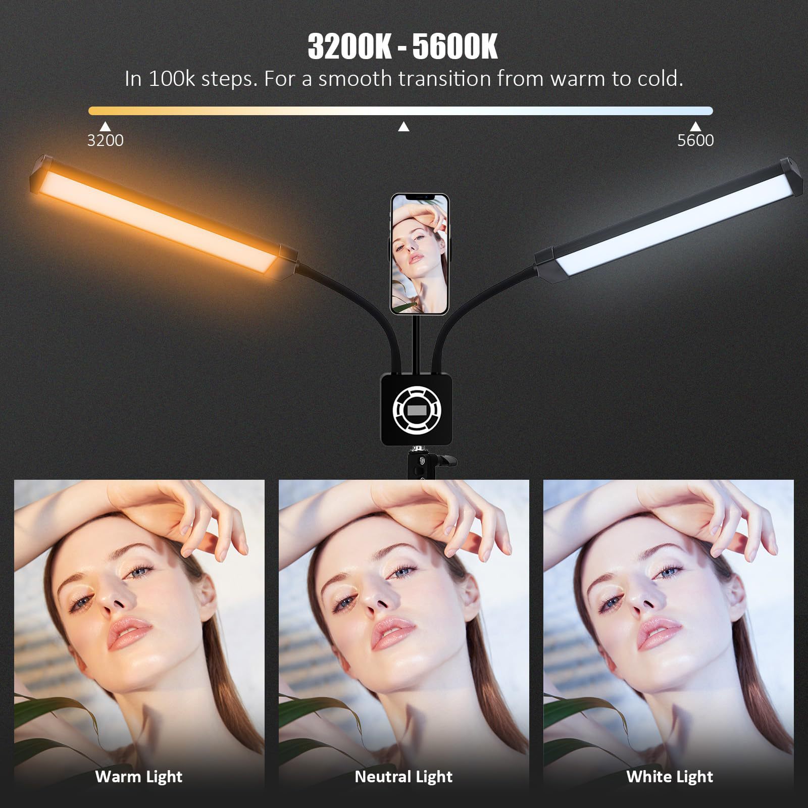 50W Double Arms LED Fill Light - огляд і ціна Led Strip Selfie