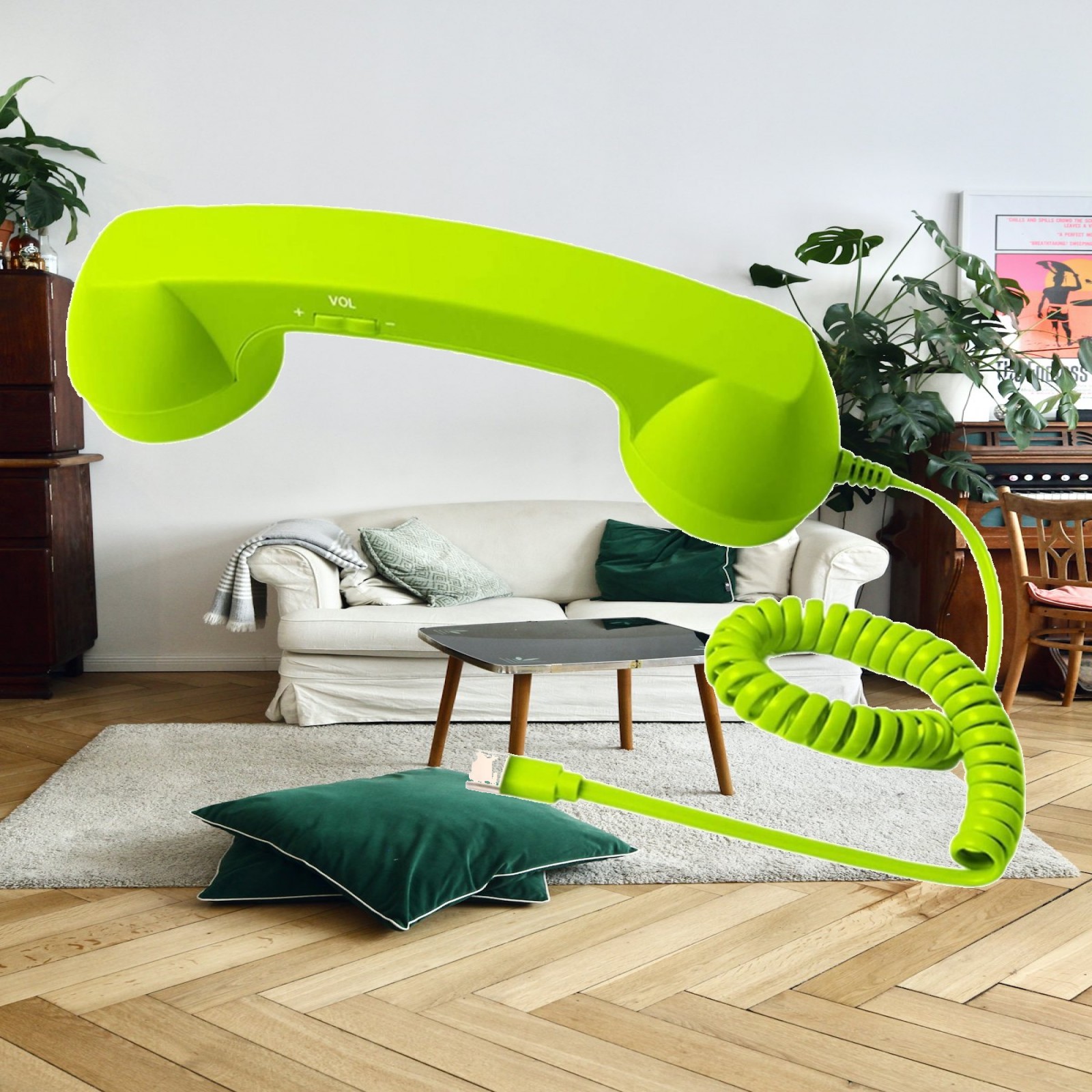 Retro Cell Phone Handset Plast - огляд і ціна Retro Handset Phone
