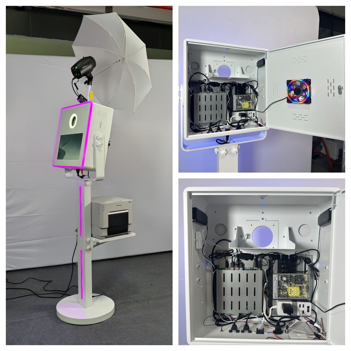 High Grade Selfie Kiosk 15.6in - огляд і ціна Led Strip Selfie