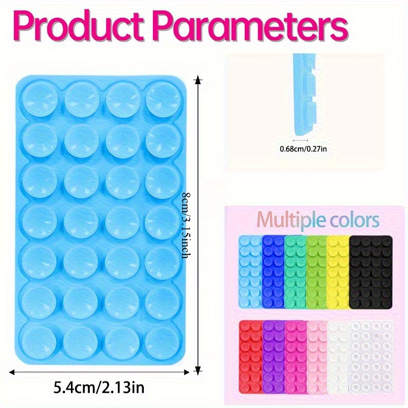 10Pcs Double-Sided Silicone Su - огляд і ціна Phone Accessory