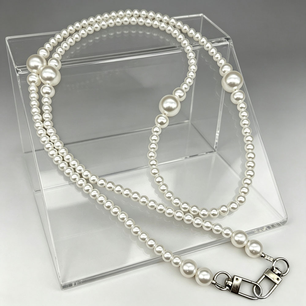 White Pearl Beaded Phone Cross - огляд і ціна Phone Accessories Hanger
