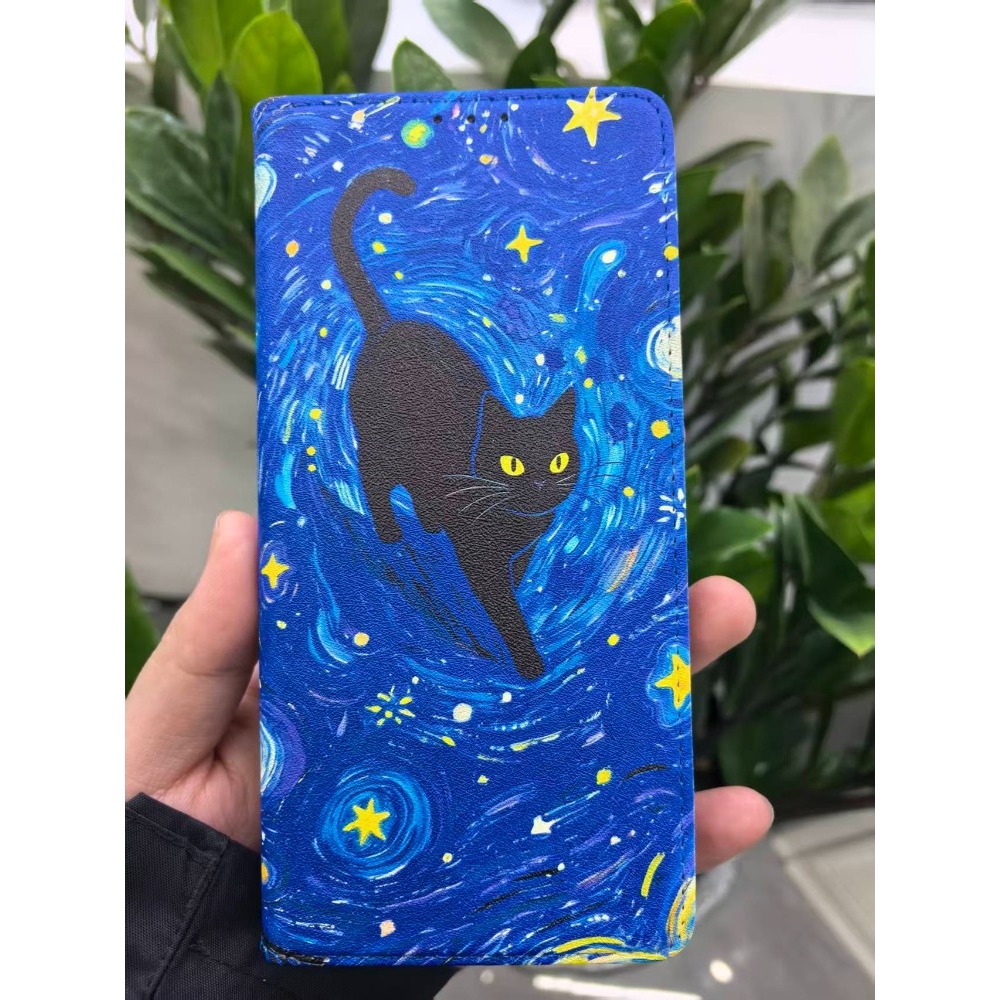 Painted Magnetic Flip Leather  - огляд і ціна Phone Accessories Samsung