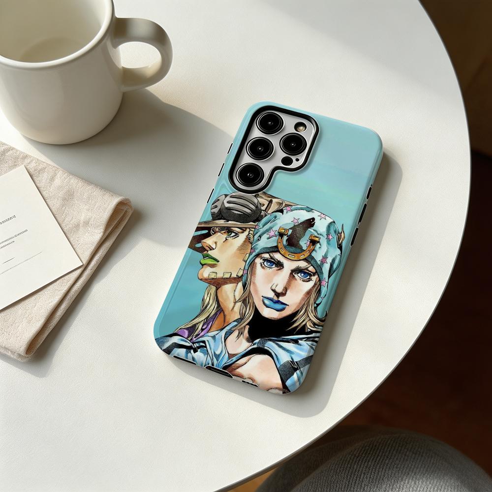Hot cool Anime J-JOJO Steel Ba - огляд і ціна Phone Accessories Samsung