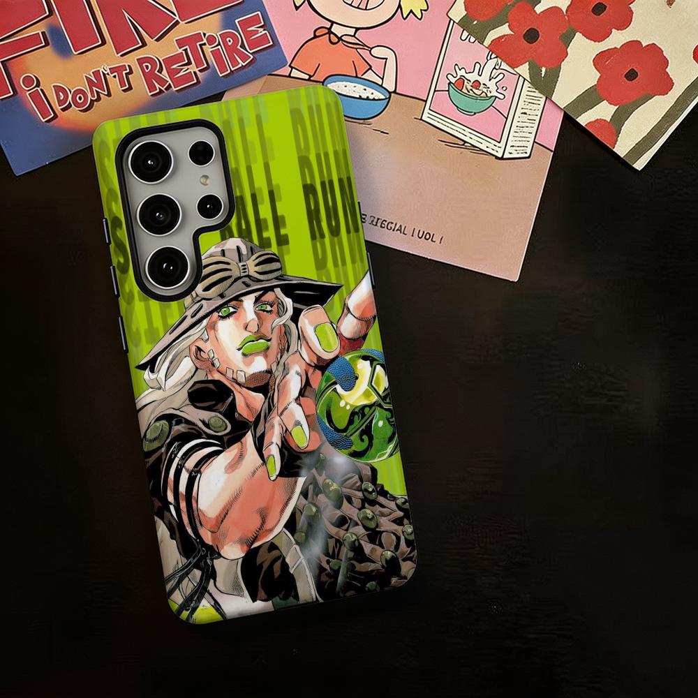Hot cool Anime J-JOJO Steel Ba - огляд і ціна Phone Accessories Samsung
