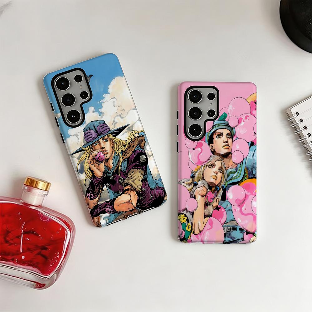 Hot cool Anime J-JOJO Steel Ba - огляд і ціна Phone Accessories Samsung
