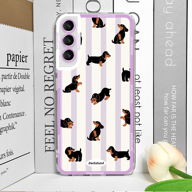 Cute Sausage Dog Phone Case fo - огляд і ціна Phone Accessories Samsung