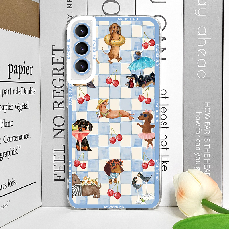 Cute Sausage Dog Phone Case fo - огляд і ціна Phone Accessories Samsung