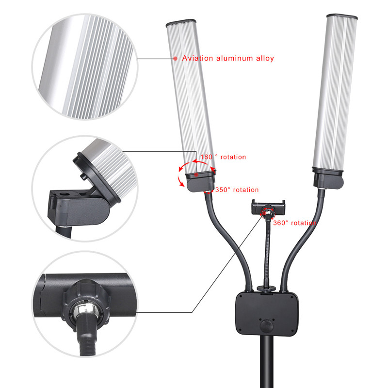 Double Arms LED Fill Light Pho - огляд і ціна Led Strip Selfie