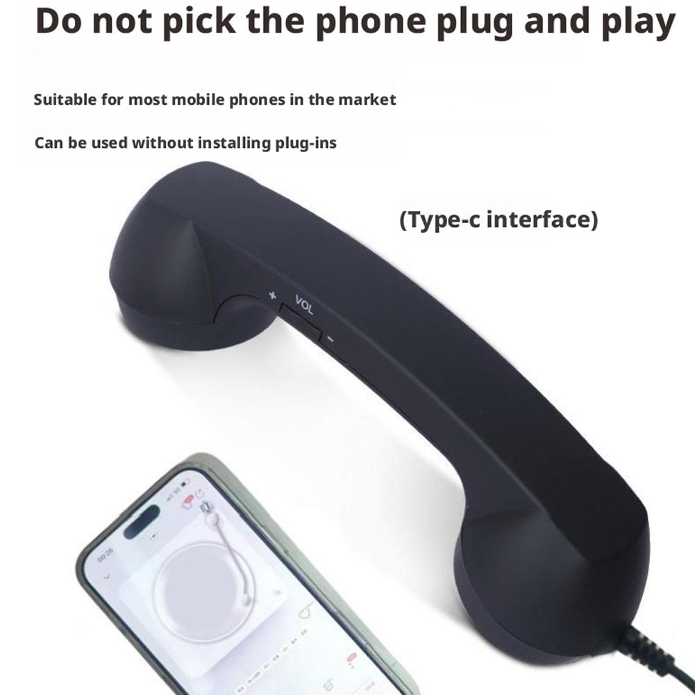 Type-C/3.5mm Retro Telephone P - огляд і ціна Retro Handset Phone