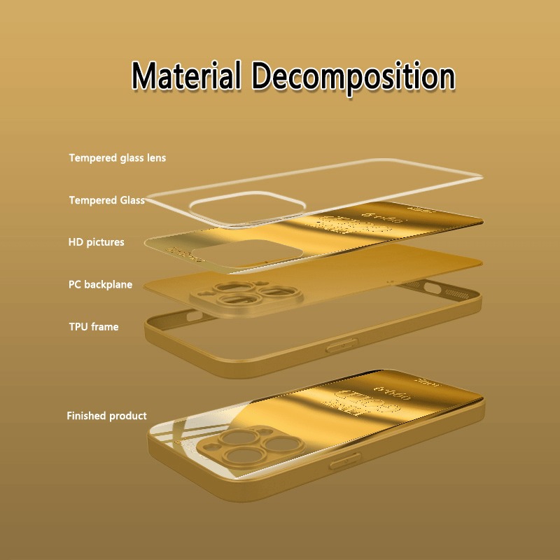 Gold Bullion Pattern Gold Meta - огляд і ціна Phone Accessories Wholesale