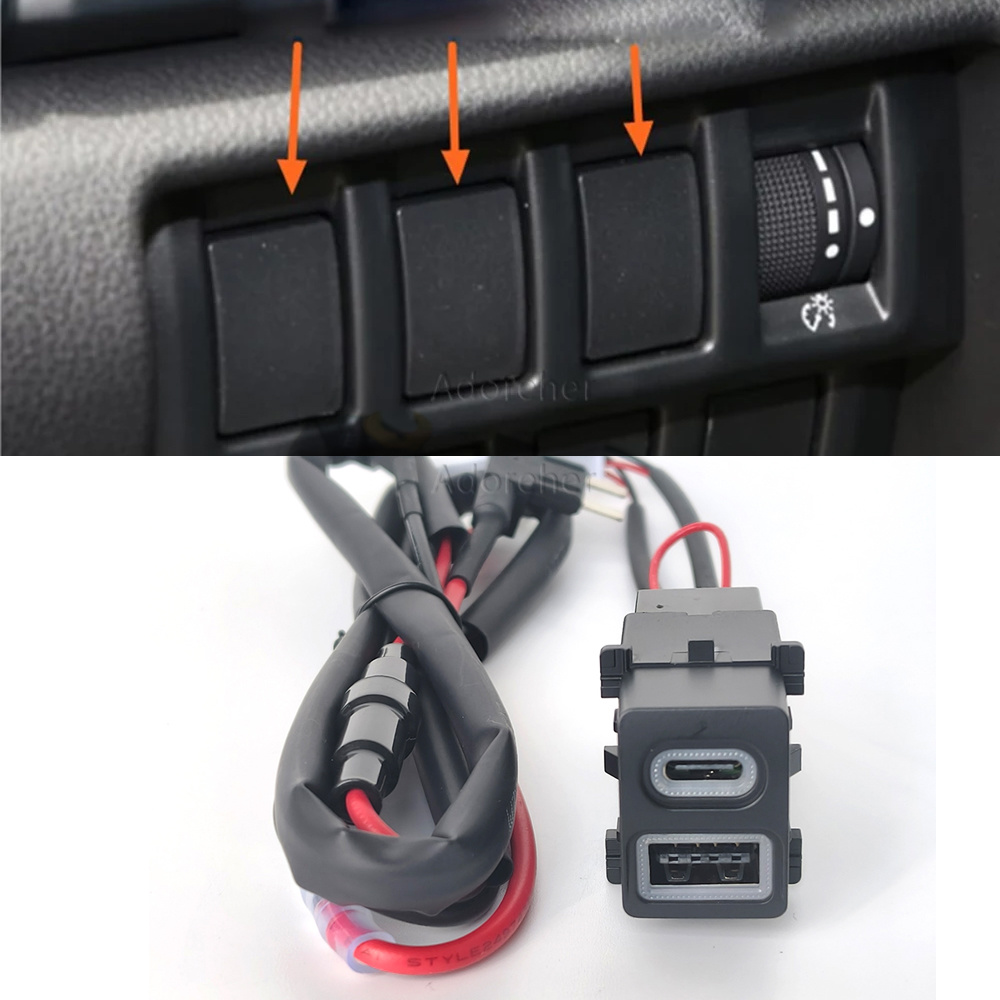 Modified Car USB QC3.0 Type-C  - огляд і ціна Phone Accessories Charger