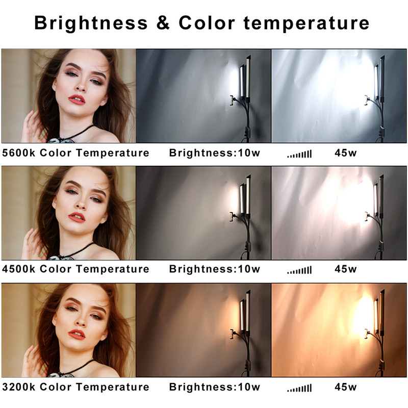 45W LED Video Light Double Arm - огляд і ціна Led Strip Selfie